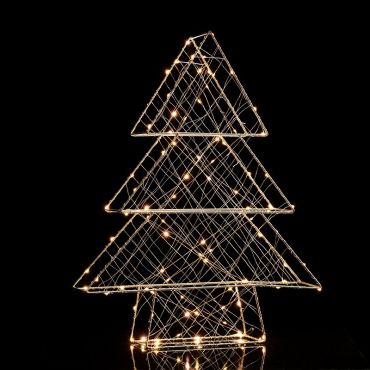 Διακοσμητικό LED 3D copper tree