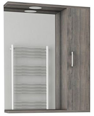 Mirror with right cabinet Drop Ritmo 65