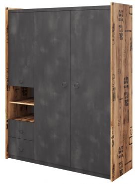 Wardrobe Fargo 3D2S 3-door