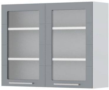 Hanging cabinet Hudson V7-90-2KS with showcase