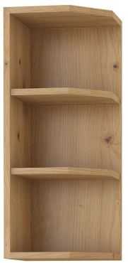 Corner wall cabinet with shelves Yvette 
