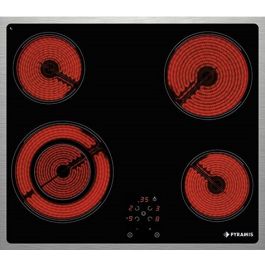 Ceramic hob Pyramis PHC61510IFB Touch with Stainless Steel Frame 