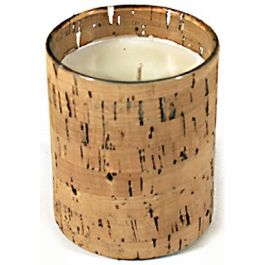 Scented candlein a glass / Cork 