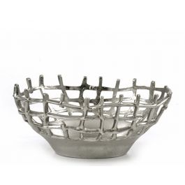 Knitted Aluminum Fruit Bowl "Tokyo"