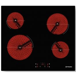 Ceramic hob Pyramis PHC61410FMB Touch without frame