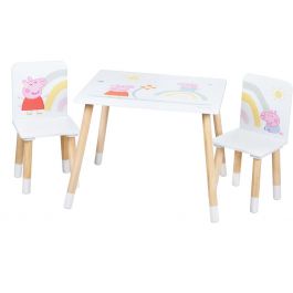 Table set with 2 chairs Peppa Pig