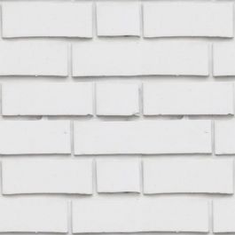 Decorative wall tiles White Bricks