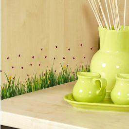 Διακοσμητικά αυτοκόλλητα τοίχου Ladybugs On Grass S