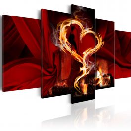 Πίνακας - Flames of love: heart