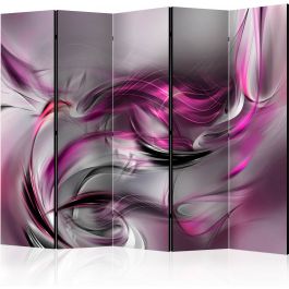 5-part divider - Pink Swirls II II [Room Dividers]