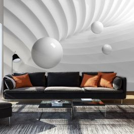 Self-adhesive photo wallpaper - White Symmetry