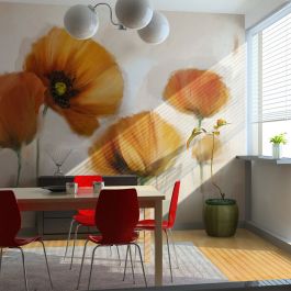 Wallpaper - poppies - vintage 400x270