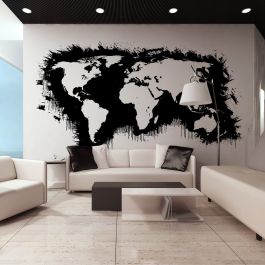 Ταπετσαρία XXL - White continents, black oceans... 550x270