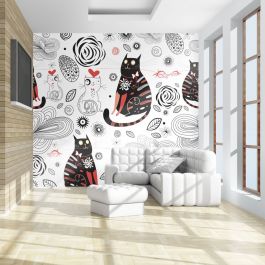 Wallpaper - Cats in love