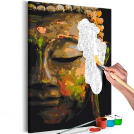 DIY canvas painting - Buddha in the Shade 40x60