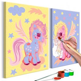DIY canvas painting - Magical Unicorns 33x23