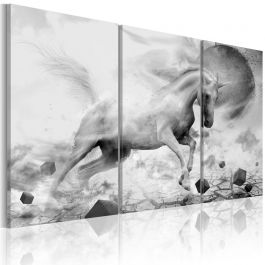 Canvas Print - A unicorn on the edge of the world