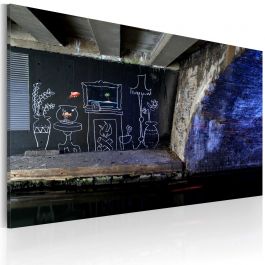 Πίνακας - My own piece of floor (Banksy) 60x40