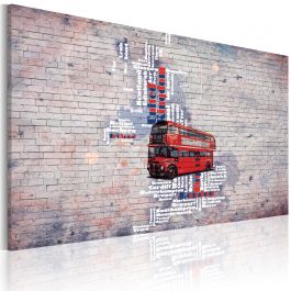 Canvas Print - Around the Great Britain by Routemaster