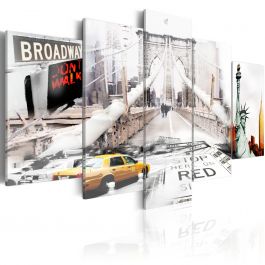 Canvas Print - New York in the fog