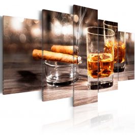 Πίνακας - Cigar and whiskey