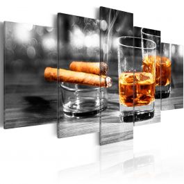 Πίνακας - Cigars and whiskey