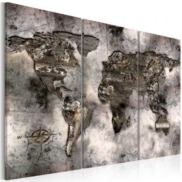 Canvas Print - Opalescent map