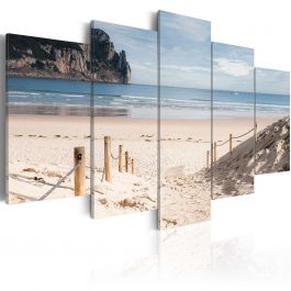Canvas Print - Walk by the sea