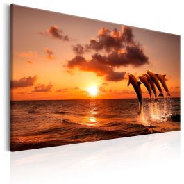 Canvas Print - The Dolphin's Dance