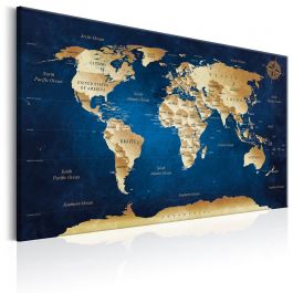 Πίνακας - World Map: The Dark Blue Depths