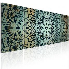 Canvas Print - Green Mandala