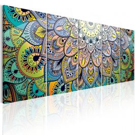 Canvas Print - Mandala: Peacock's Tail