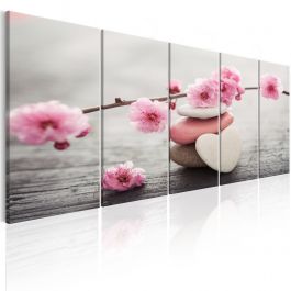 Canvas Print - Tricoloured Pebbles I