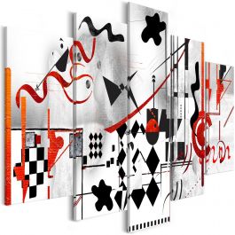 Canvas Print - Maze (5 Parts) Wide
