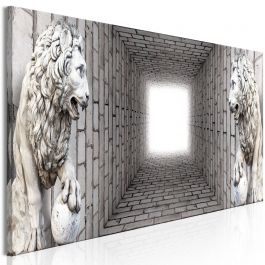 Canvas Print - Light in the Tunnel (1 Part) Narrow