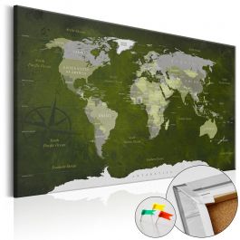 Decorative Pinboard - Malachite World [Cork Map]