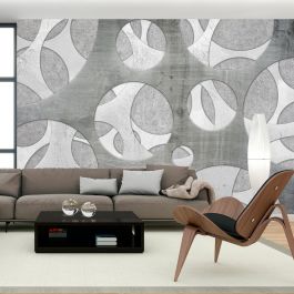 Wallpaper - Woven of grays