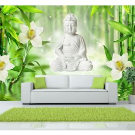 Self-adhesive photo wallpaper - Buddha and nature