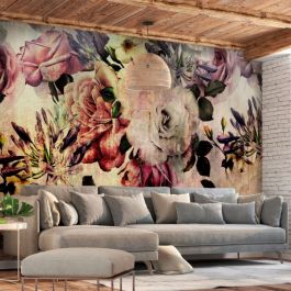 Self-adhesive photo wallpaper - Nostalgia Flowers