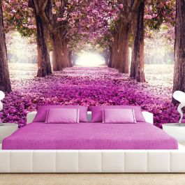 Self-adhesive photo wallpaper - Pink path