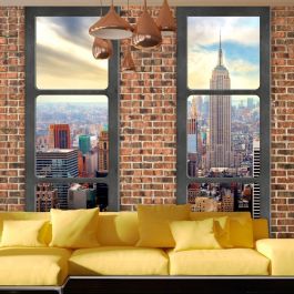 Self-adhesive photo wallpaper - The view from the window: New York