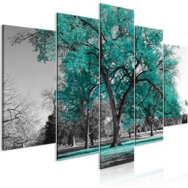Table - Autumn in the Park (5 Parts) Wide Turquoise