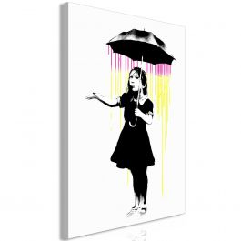 Table - Girl with Umbrella (1 Part) Vertical