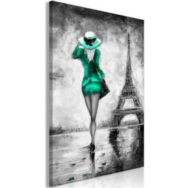 Table - Parisian Woman (1 Part) Vertical Green