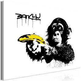 Table - Banksy: Monkey with Banana (1 Part) Wide