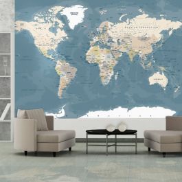Self-adhesive photo wallpaper - Vintage World Map