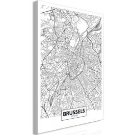Table - Map of Brussels (1 Part) Vertical