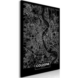 Table - Dark Map of Cologne (1 Part) Vertical
