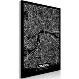 Table - Dark Map of London (1 Part) Vertical
