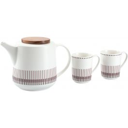 Teapot with 2 Verle cups